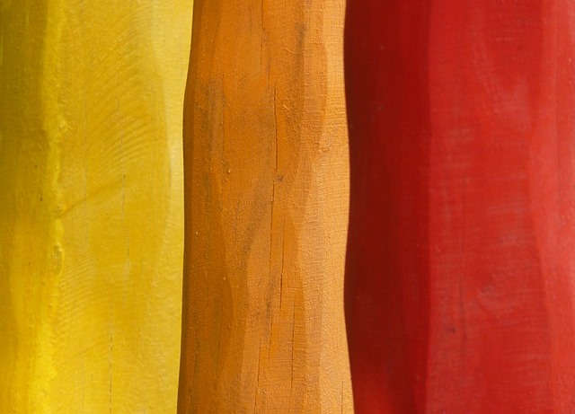 three different color